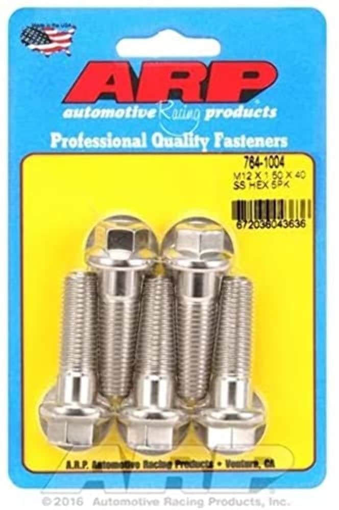 ARP Hex Bolts M12 x 1.50 x 40 (5/pkg) SS