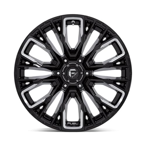 D849 FUEL OFF-ROAD REBAR 17X9, 6X4.5, 5.04, 1mm GLOSS BLACK MILLED - D84917908750