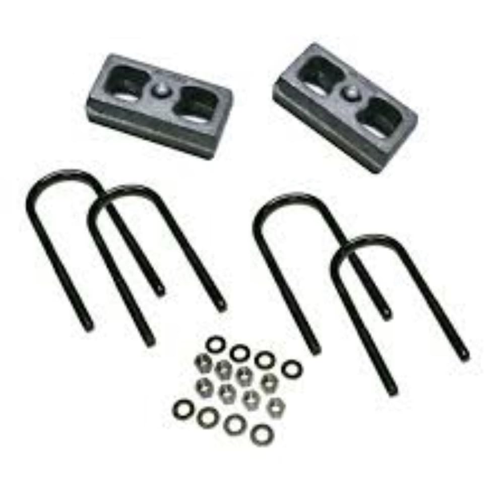 Superlift RealTruck 1.5" Block Kit for Ford F-150 | Rear Lift Blocks, U-Bolts, & Hardware | 1916 | Fits 1997-2003 Ford F-150 4WD