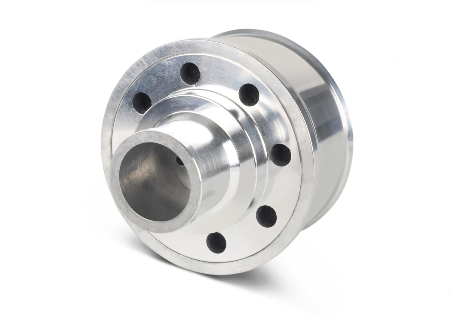 302-438 Ford Breather - Slant-Edge - Push-in - Round - 1-1/4 in Hole - Recessed Oval Logo - Aluminum - Polished - Each