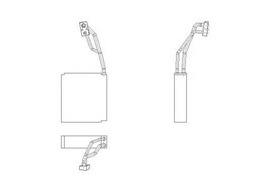Chevrolet Corvette TYC 96067 Replacement Heater Core
