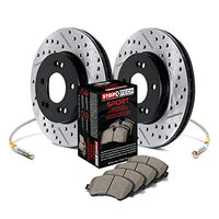 Sport Axle Pack, Drilled & Slotted, Front Stoptech 978.39005F