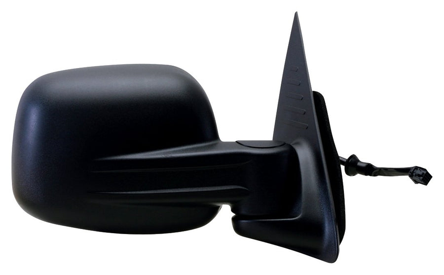 Fit System Mirror Passenger Side for Jeep Liberty, Black, Foldaway, Power