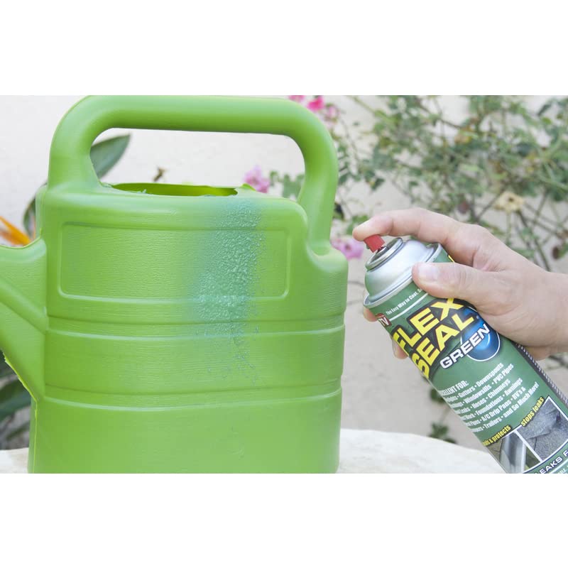 Flex Seal Green Satin Rubber Spray Sealant 14 Oz. - Case of: 6