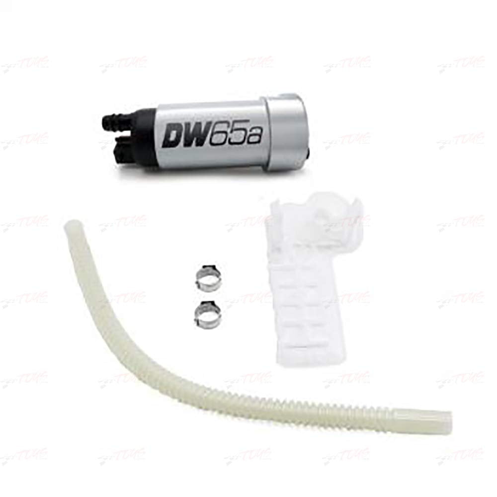 Fuel Pump DeatschWerks 9-653-1011 (265lph DW65A with 9-1011 Install Kit), 1 Pack
