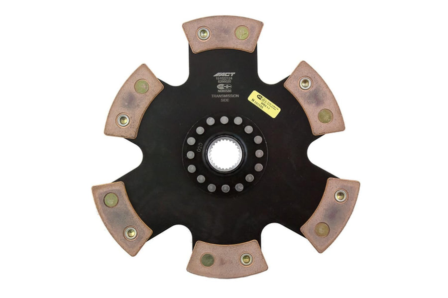 6-Pad ACT 6266020 Rigid Race Clutch Disc
