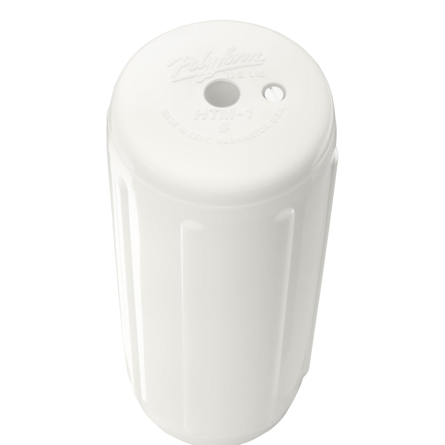 White Polyform HTM-1 Boat Fender 6.3 x 15.5 in.