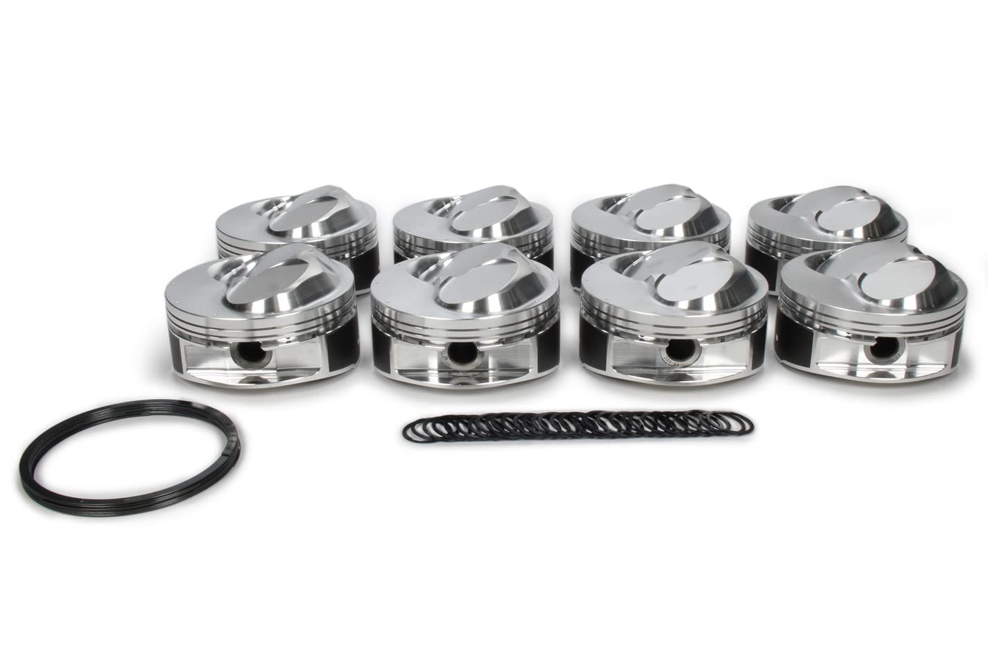 JE Piston, Open Chamber Dome GP JE Pistons, Forged, 4.610 in Bore, 0.043 in x 0.043 in x 3.0 mm Ring Grooves, Plus 43.00 cc