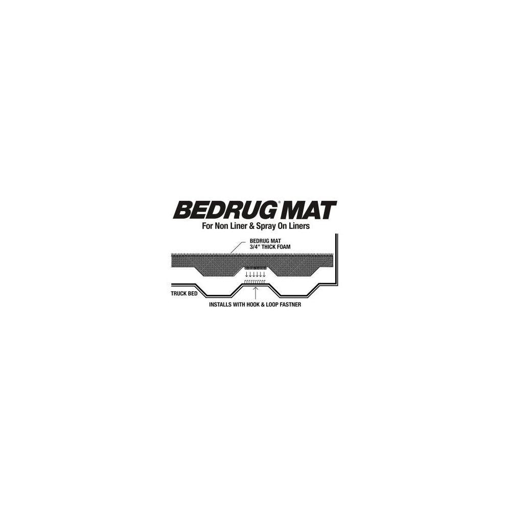 Bedmat BedRug | Fits 2015 - 2026 Ford F-150, 6.5" Bed, Models w/Drop-In Liners | Charcoal Grey, BMQ15SBD