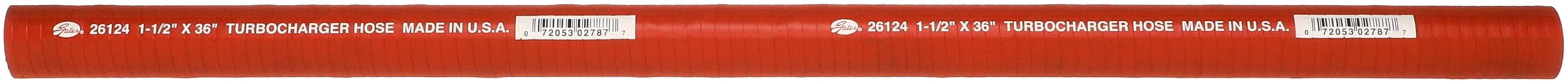 Gates Straight Turbocharger Hose 26124-3' Length, Inner Diameter 1 1/2"