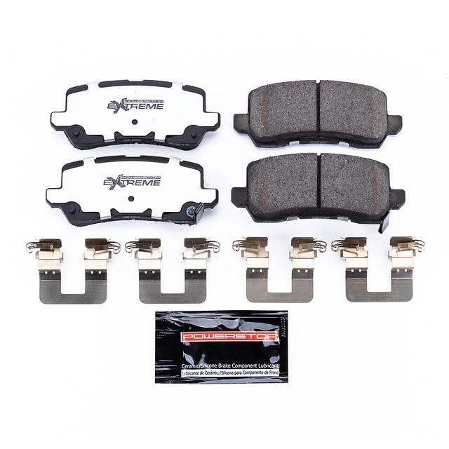 Power Stop Z26 Rear Carbon-Fiber Ceramic Brake Pads Z26 For Acura MDX 2017-2020, Acura RLX 2014-2020, Acura TLX 2015-2020, Honda Odyssey 2018-2020 [Model Specific]