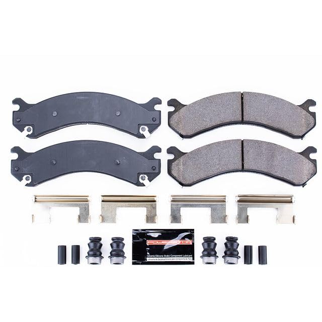 Power Stop Z23-909 Z23 Sport Ceramic Brake Pads with Hardware For Silverado 3500, Silverado 3500 Clas, Silverado 3500 HD, Sierra 3500, Sierra 3500 Clas, Sierra 3500 HD [Model Specific]