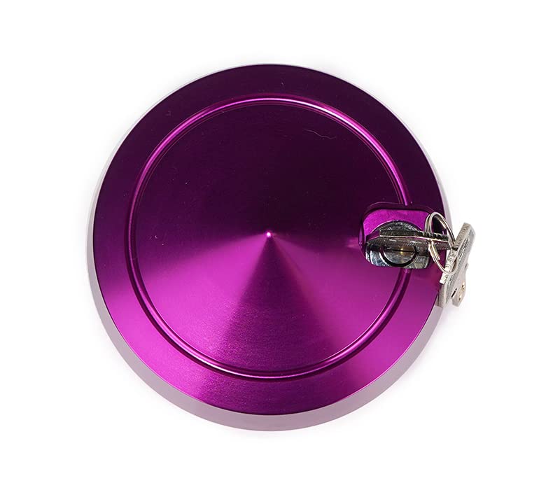 NRG Innovations Steering Wheel NRG-SRK-201PP Version 2 Quick Release Short Hub Adapter with Mounting Bolts, Quick Lock W/Free Spin Purple