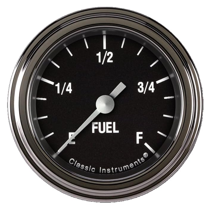 Hot Rod Classic Instruments HR109SLF 2-1/8" Fuel Pressure Gauge Programmable