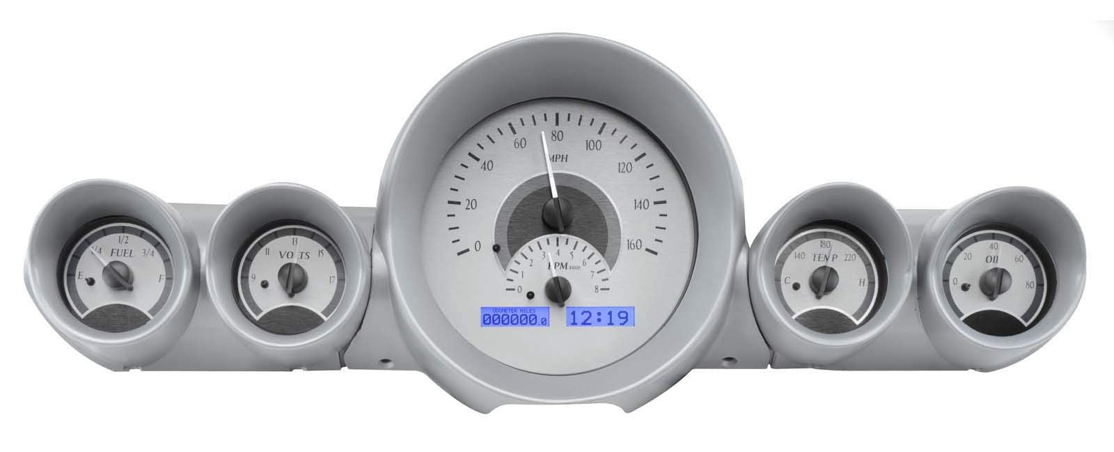Dakota Digital VHX-59C-IMP-S-B 59 60 Chevy Impala El Camino Analog Dash Gauge System