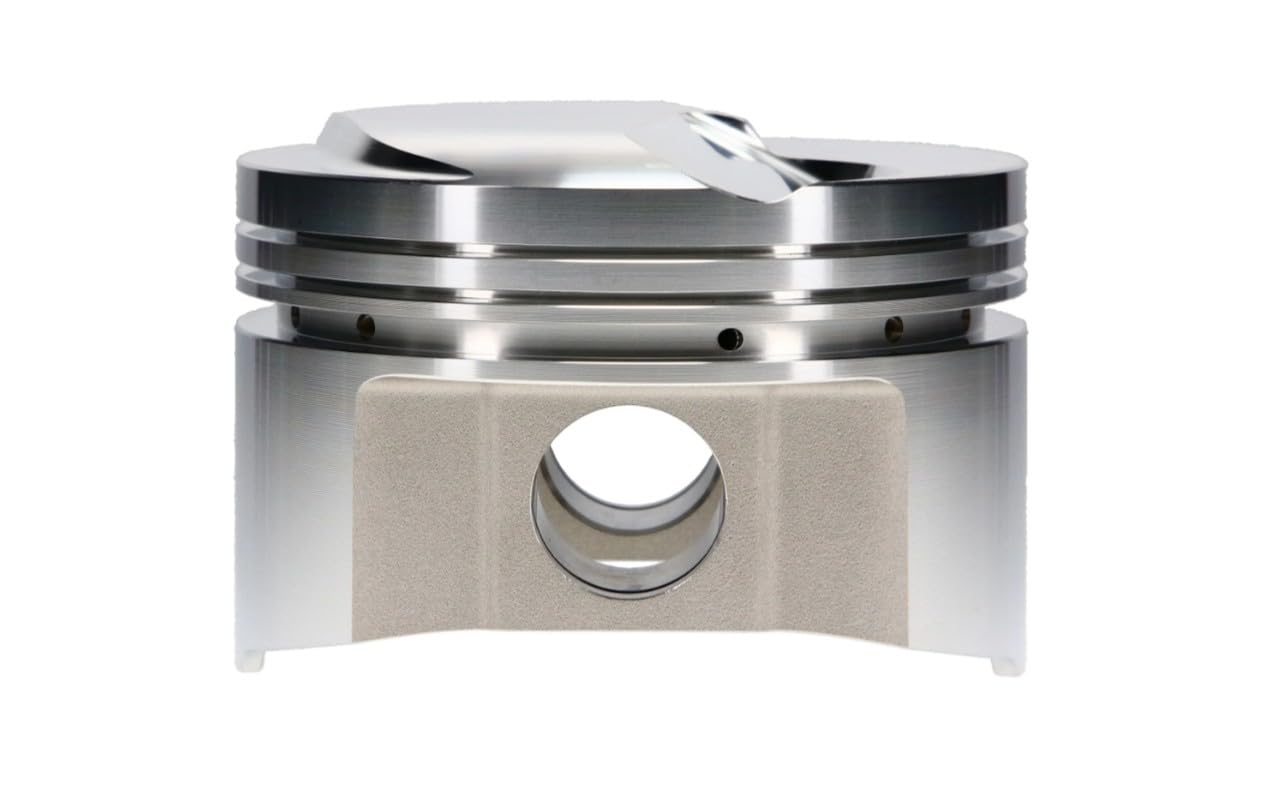 212159 SPORTSMAN RACING PRODUCTS Piston, BBC Small Dome Profile, Forged, 4.350 in Bore, 1/16 x 1/16 x 3/16 in Ring Grooves, Plus 18.00 cc, Compatible with Big Block Chevy, Set of 8