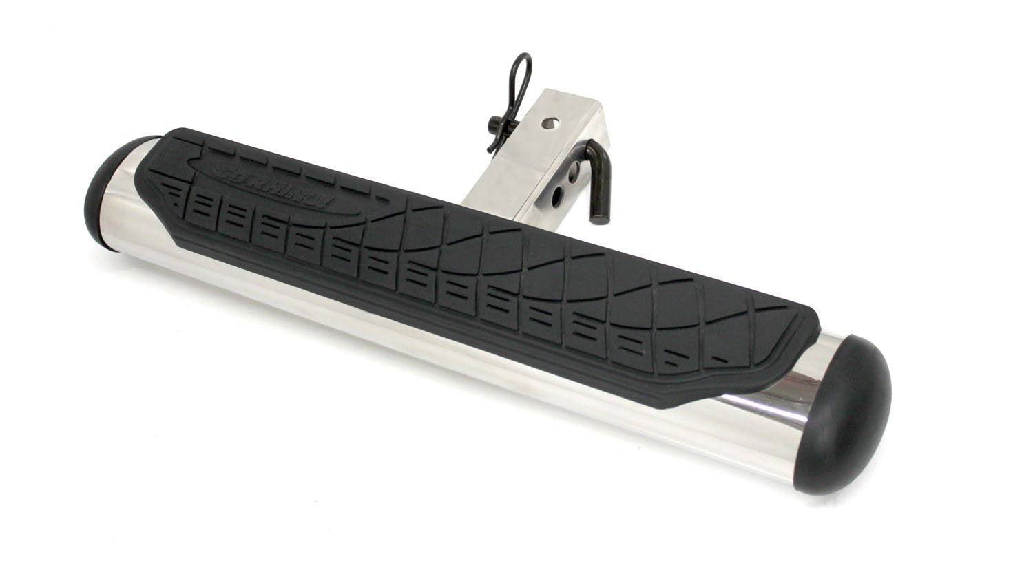 4" Oval Hitch Step Go Rhino | 24" Polished Stainless Steel | 460PS | Fits 2" Receivers