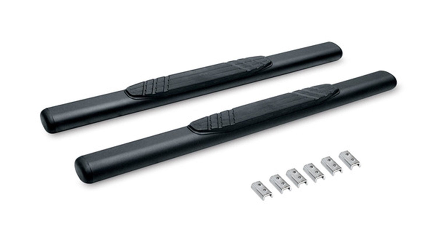 4" Go Rhino OE Xtreme Sidesteps & Brackets | Galvanized Steel, Textured Black | 684418052T | Fits 1999-2016 Ford F-250, F-350 Super Duty Standard Cab Pickup
