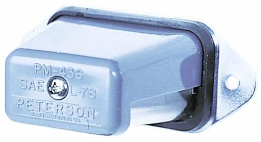 Incandescent Peterson License Light Oblong Clear 4" x 2.25"