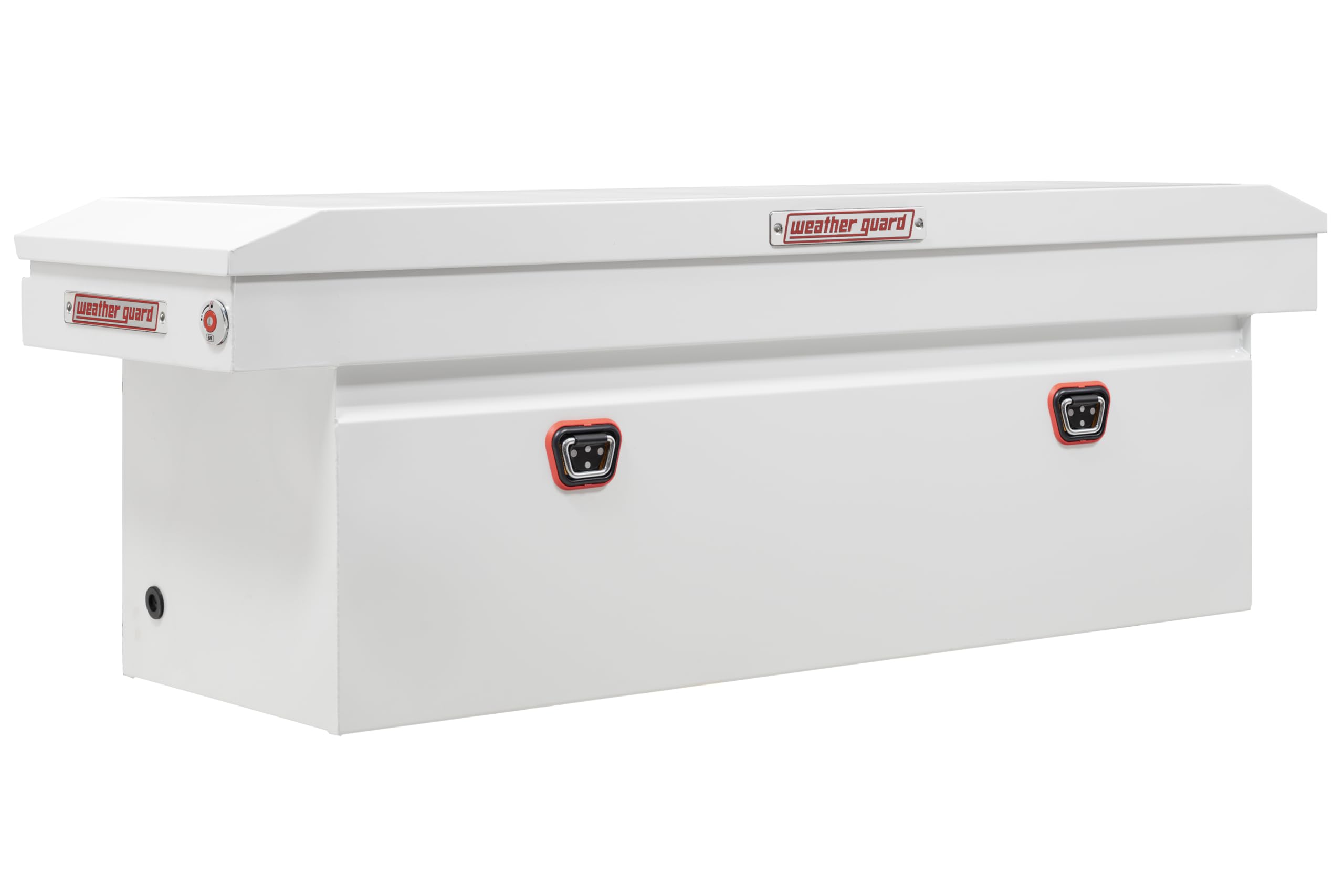 Weather Guard Model 128-3-04 White Saddle Box, Steel, Full Deep, 15.0 cu ft