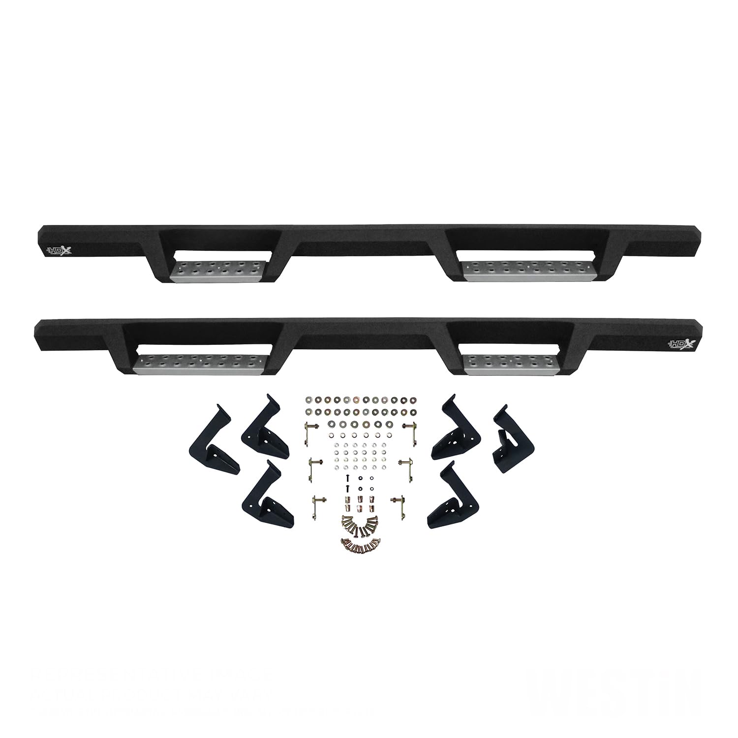 HDX Stainless Westin Drop Nerf Bars fits 2009-2014 F-150 SuperCrew Textured Black Pair