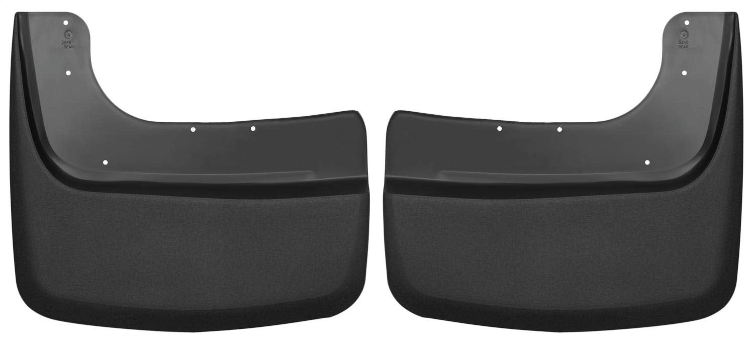 Rear Mud Guards — Husky Liners | Fits 2017-2024 Ford F-350/F-450 Super Duty Dually - Black, 2 Pc. | 59481