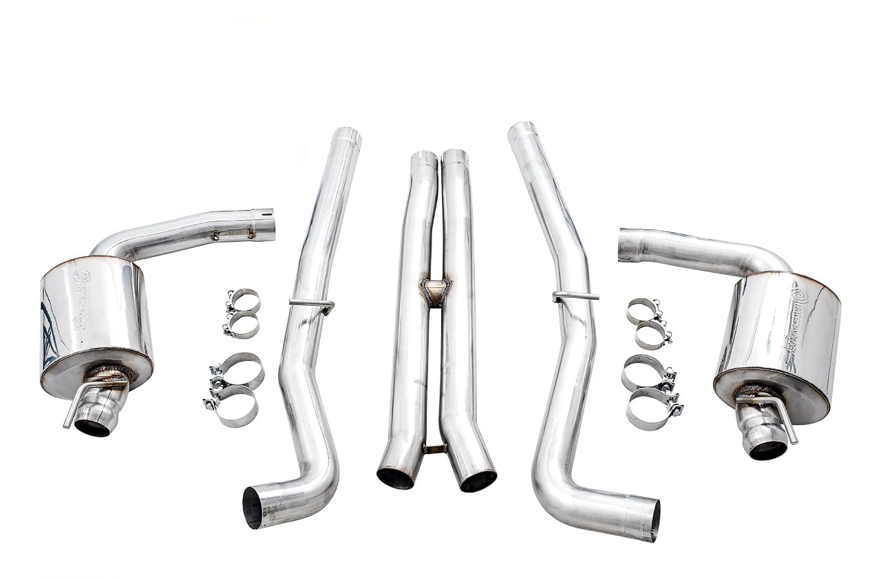 Dodge Challenger AWE Tuning 2015+ 6.4L/6.2L Non-Resonated Touring Edition Exhaust - Use Stock Tips
