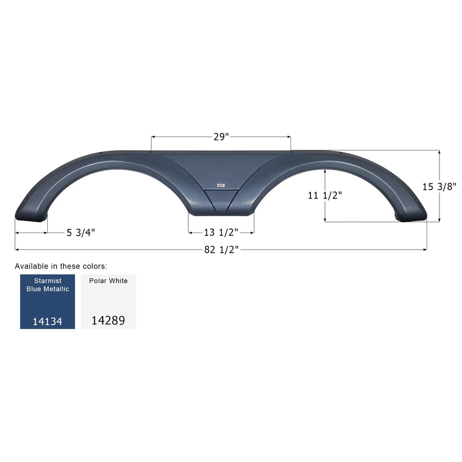 Fender Skirt ICON, Tandem, Dutchmen, FS4134, Polar White