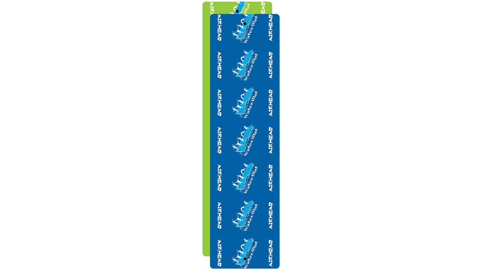 WATERMAT Airhead Fun MAT 22 Plus, 22' x 6' x 2", Green / Blue – Floating Water Mat – Diamond Finish for Comfort and Durability