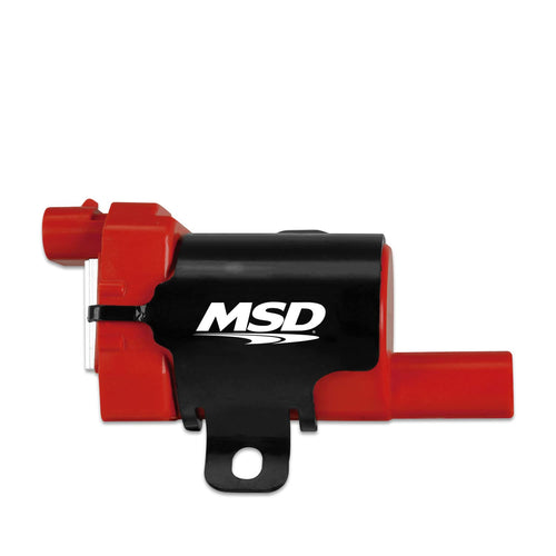 MSD Ignition Coil 8263 Blaster LS Series, Red, Individual