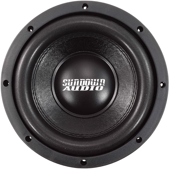 E Series v.6 Sundown Audio 8" D2 Car Subwoofer - 400W RMS / 800W Peak, Dual 2-ohm Voice Coil, Optimized for Ported Enclosures, Deep Bass – E8v6D2