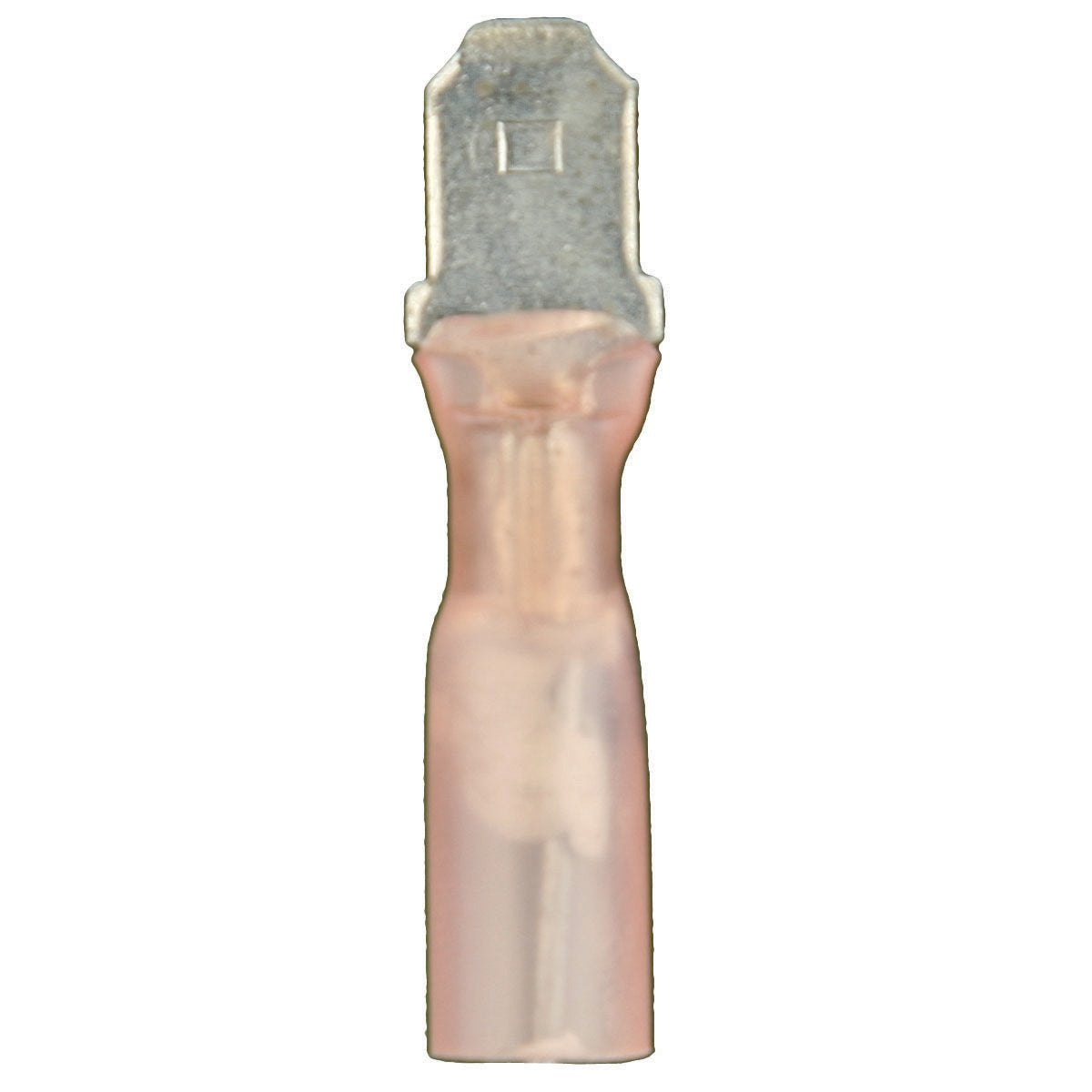HSRMD Install Bay Heat Shrink Male Quick Disconnect Connector 22/18 Gauge .250, Red (100-Pack)