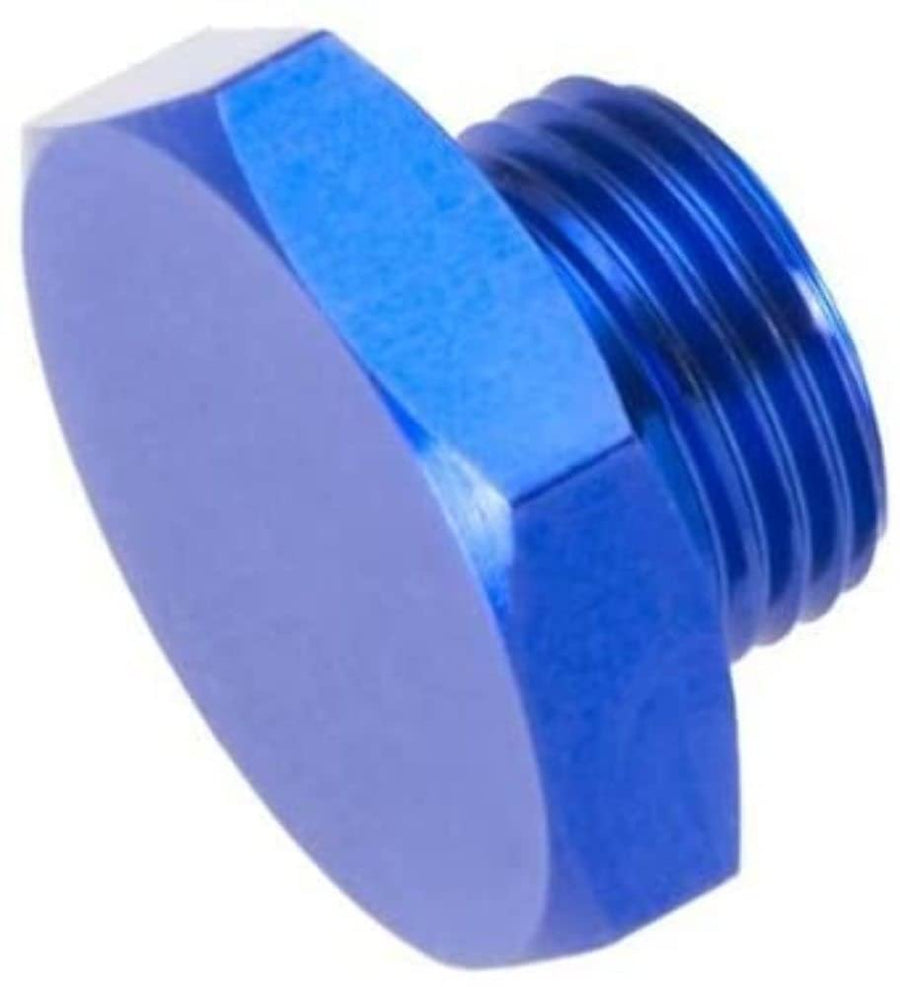 Performance Red Horse 814-16-1-16 AN/JIC Straight Thread (O-Ring) Port Plug - Blue