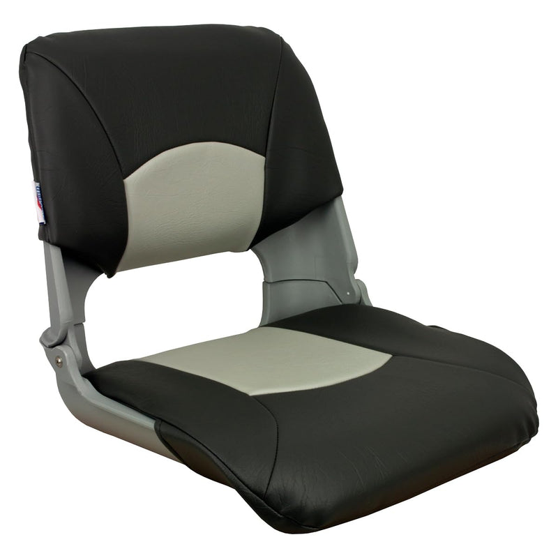 1061017 Springfield Skipper Folding Seat - Gray/Charcoal