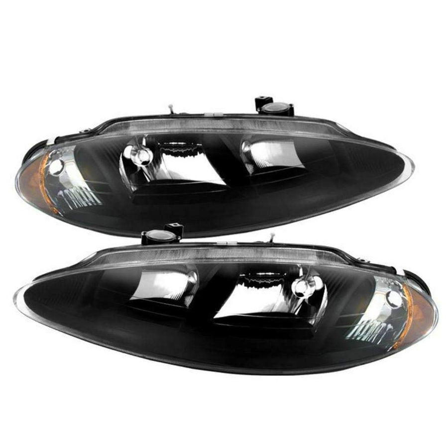 Crystal Headlights Xtune (HD-JH-DIN98-AM-BK) (Akkon)