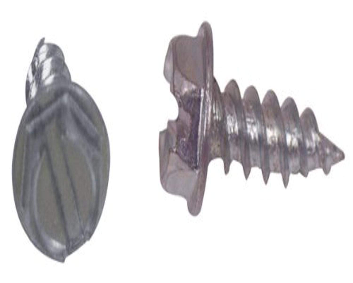 8 X 1-1/4 Zinc Unslotted Hex Washer Head Screw AP Products - Pack Of 8000