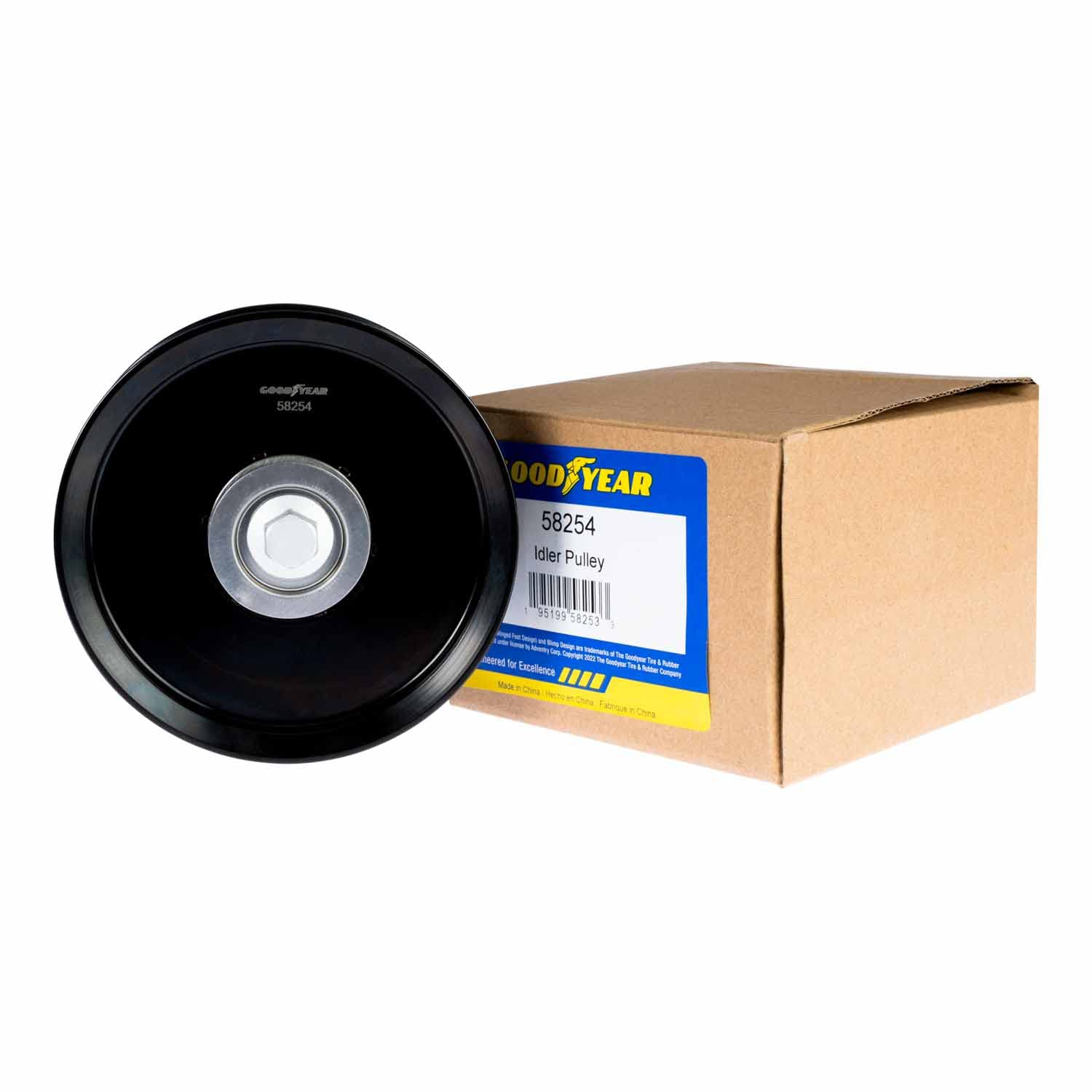 Goodyear 58254 Idler or Tensioner Pulley Serpentine Belt Drive