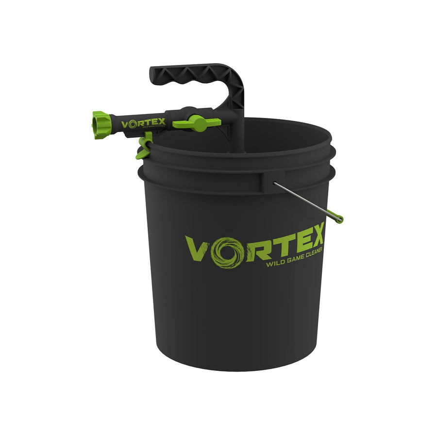 HME Game Washer with Vоrtех Bucket | Portable Durable Effective Wild Game Cleaner with Adjustable Water Flow Valve & 5-Gallon for Field Dressing & Processing