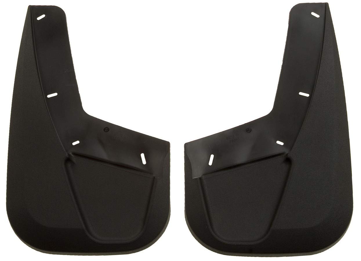 Front Mud Guards - Husky Liners | 2007-2014 Cadillac Escalade/Chevrolet Suburban/GMC Tahoe w/o Z71 Package, Front Set - Black, 2 Pc | 56731