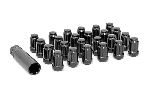 Lug Nut Set Rough Country M12x1.5 Black Wheel with Painted (0 x 0. inches /0 x, 0 inches Offset)