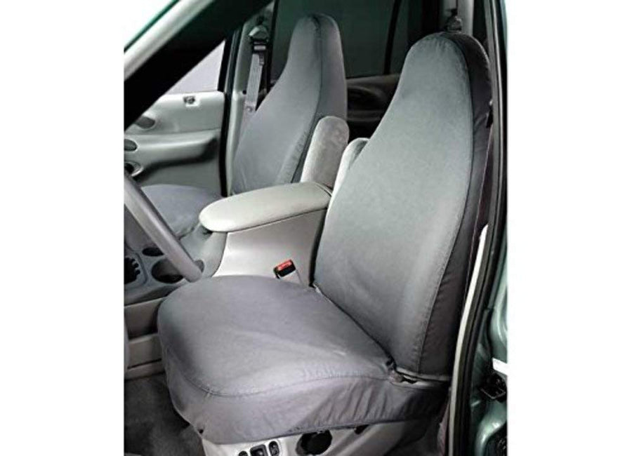 Covercraft SeatSaver Custom Fit Front Row Seat Cover for Select Ram 1500 Models - Waterproof (Grey)