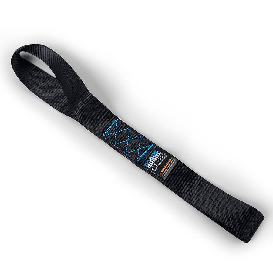 Off-Road Borne Soft Loop Tie-Down Straps, Black