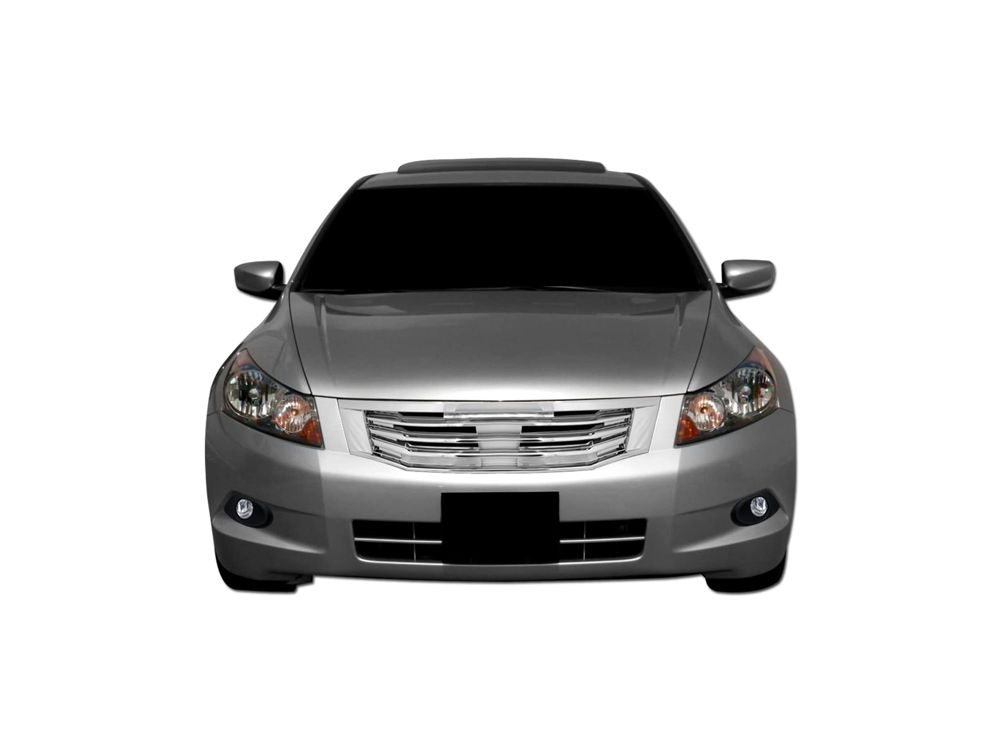 7148987 Armordillo USA Horizontal Grille Fits 2008-2010 Honda Accord Sedan-Chrome