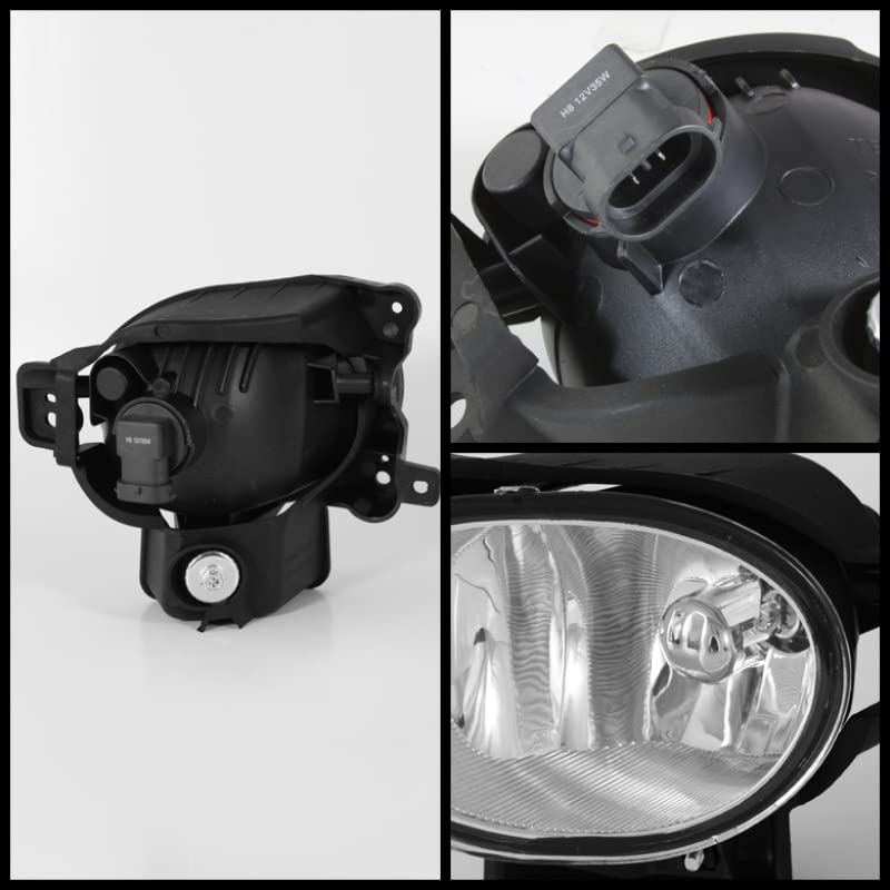 Fog Lights Spyder Auto Black/Clear 5064677