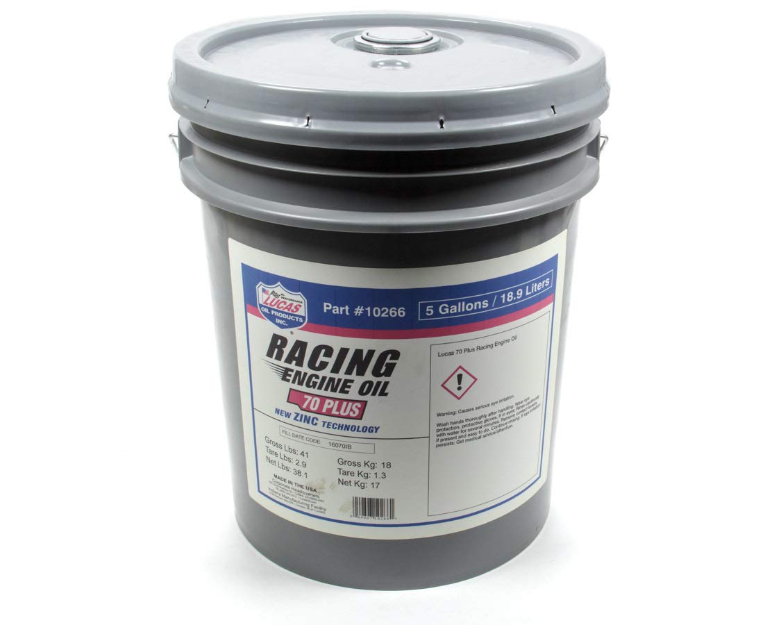 1x1/5 Gallon Pail 70 Plus Racing Motor Oil