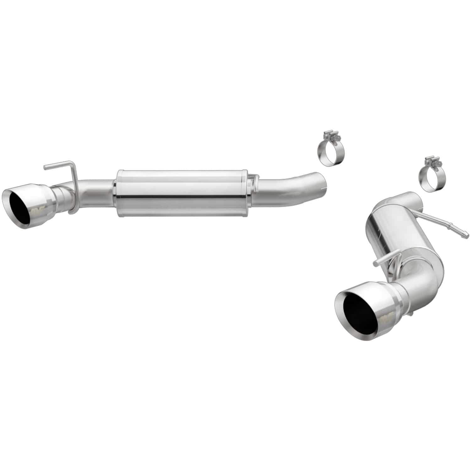 Performance Exhaust System MagnaFlow 19339: Axle-Back, Competition Series, For 2016-2024 Chevrolet Camaro 6.2L, Dual Split Rear Exit Style
