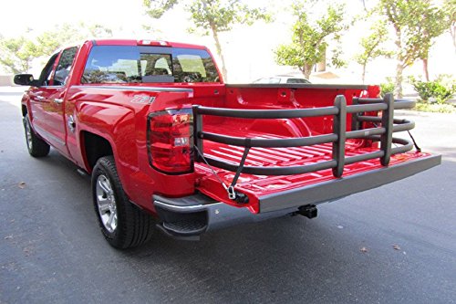 AMP Research BedXTender HD Sport RealTruck | 74802-01A | Fits 2016 - 2024 Toyota Tacoma; 2024 Ford Ranger; 2004 - 2012 Chevrolet Colorado & GMC Canyon; 2011 Dakota & More (See Description)