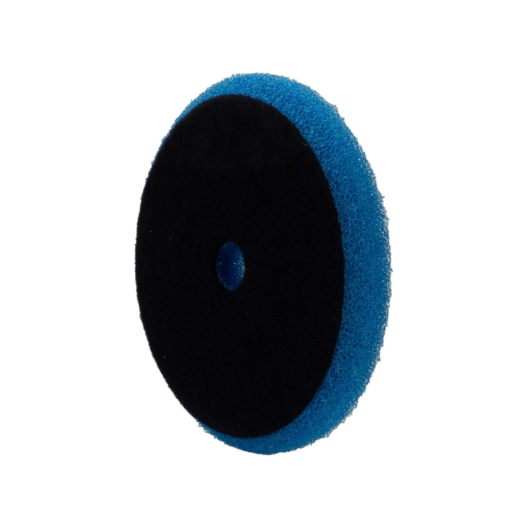 6" Maxshine Universal Blue Heavy Cutting Foam Pad – Professional Detailing Pad for Cutting, Polishing & Finishing – Bendable, Washable & Reusable – Hook & Loop Backing