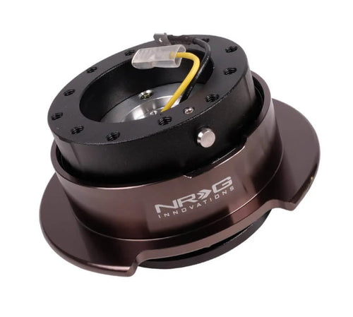 Quick Release Kit NRG SRK-250BkC - Black/Black Chrome Ring 2.5
