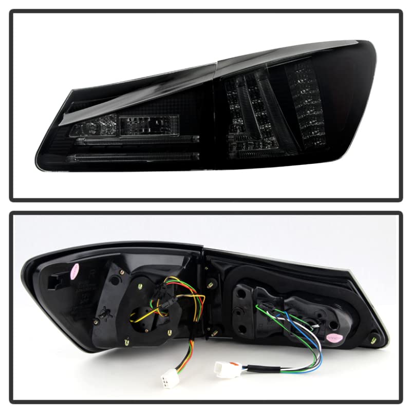 Lexus LED Tail Light Spyder Auto ALT-YD-LIS06-LED-BSM